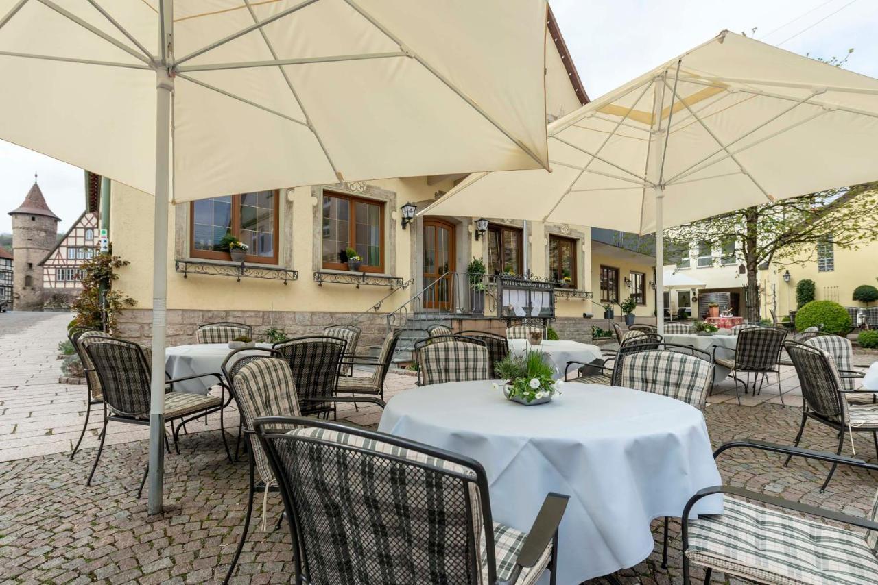 Hotel Gasthof Krone Niederstetten Екстер'єр фото